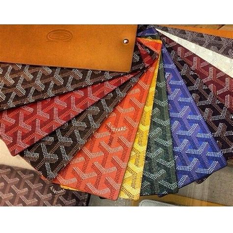 goyard chevron pattern|Goyard color chart.